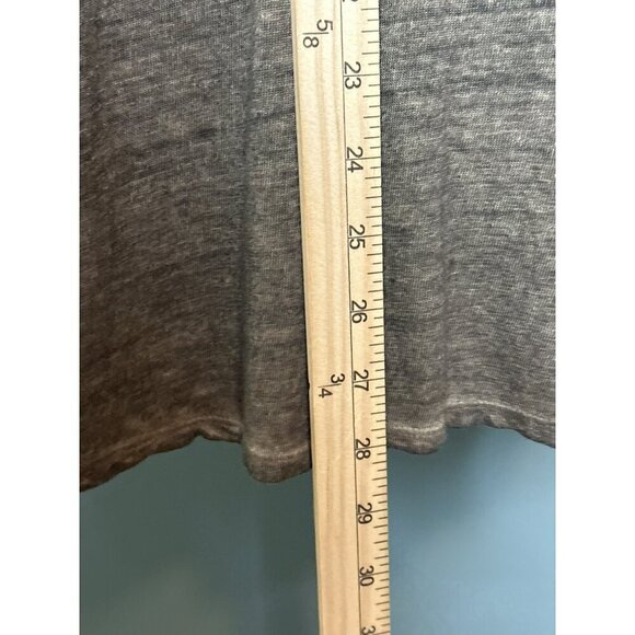 Democracy Women's Medium Cardigan Kimono Linen Blend Tunic Ruffle Half Sleeve NW - Picture 5 of 10